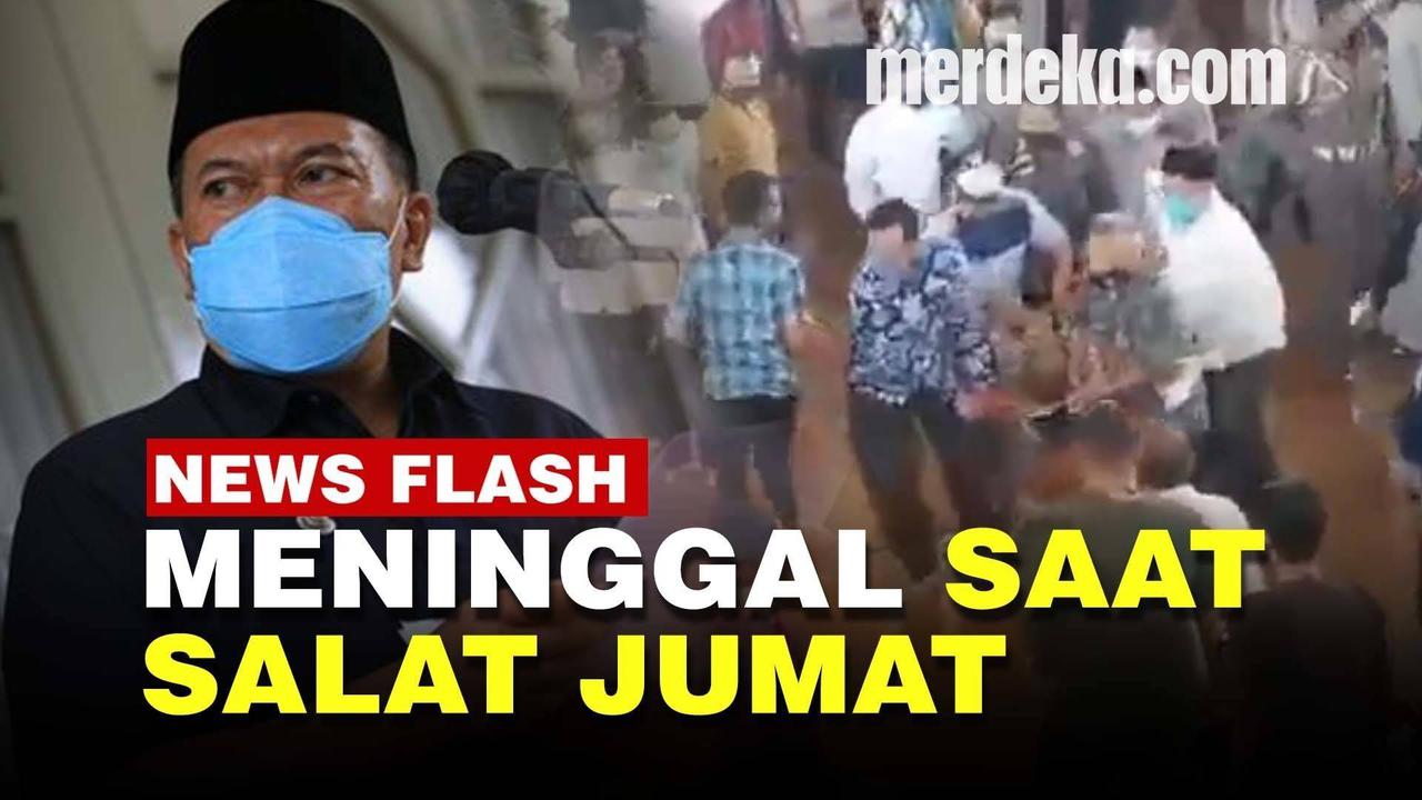 VIDEO: Innalillahi, Walkot Bandung Mang Oded Tutup Usia saat Salat Jumat