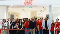 Opening store H&M Senayan City. Sumber foto: Instagram/Senayan City.