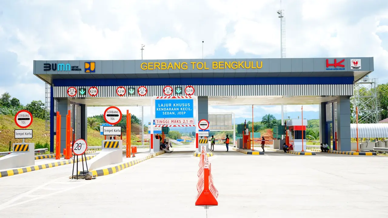 Jalan tol trans sumatera ruas Ruas Lubuk Linggau – Curup – Bengkulu seksi Bengkulu – Taba Penanjung sepanjang 17,6 Km