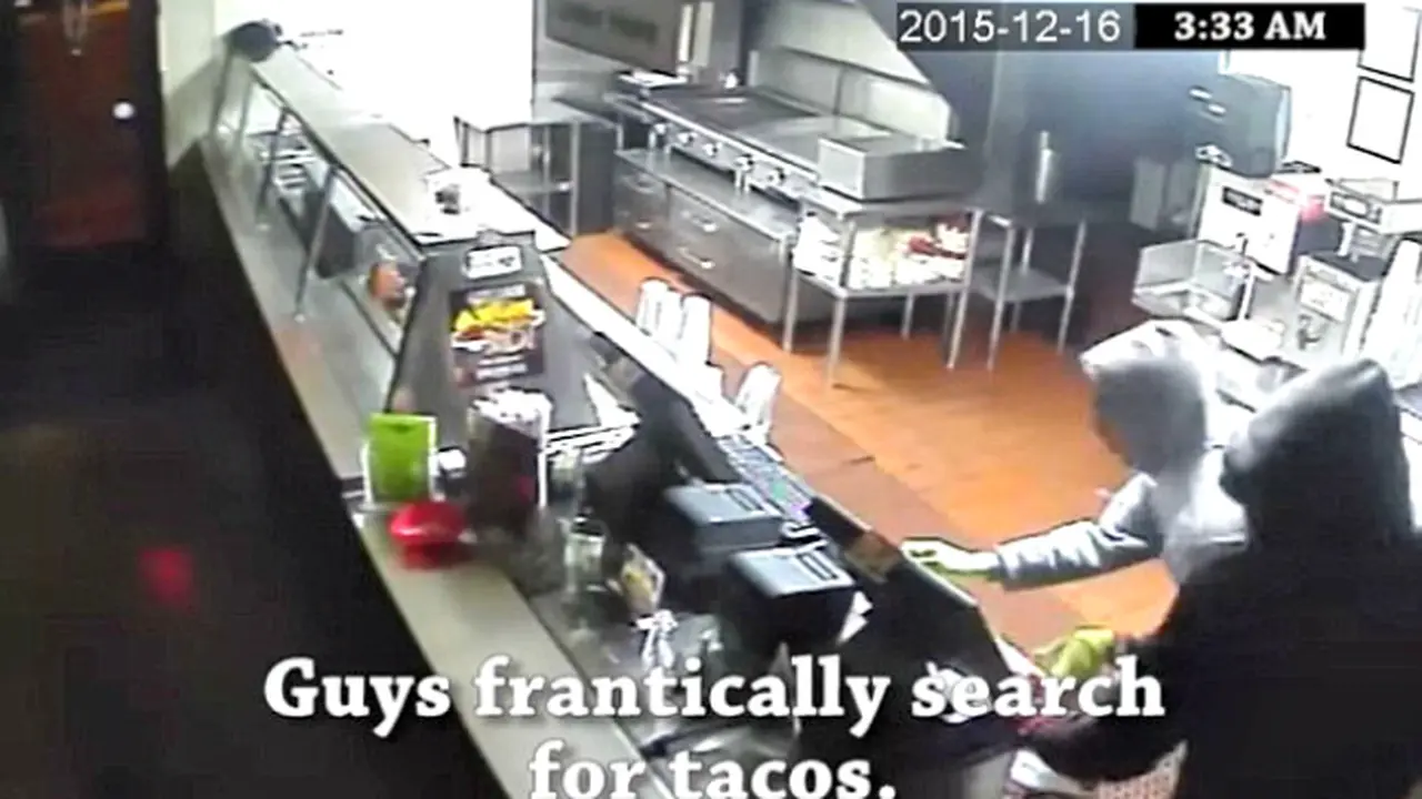 Video Ledekan Bagi Perampok Restoran *VIDEO