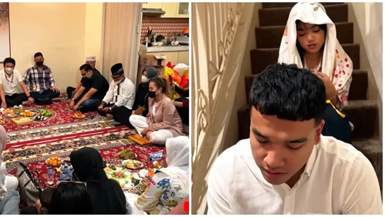 7 Momen Tahlilan 100 Hari Vanessa Angel dan Bibi Ardiansyah, Thariq Setia Temani Fuji