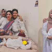 Aqiqah Anak Rossa Meldianti Keponakan Dewi Perssik (Sumber: Instagram/rosameldianti29)