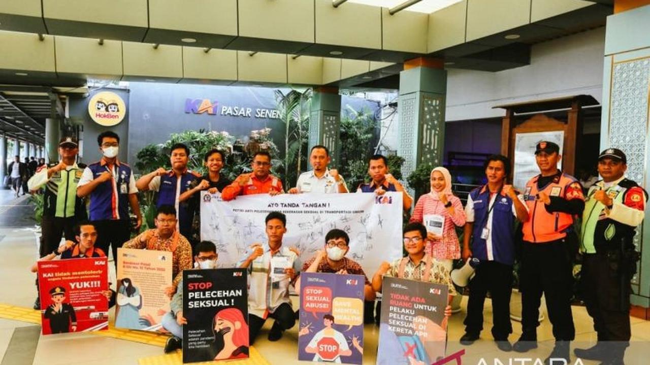 Tahukah Anda? KAI Daop 1 Gencarkan Sosialisasi Anti Pelecehan Seksual di Stasiun Pasar Senen Demi Transportasi Aman
