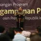 Menteri Keuangan Bambang S Brodjonegoro memberikan sambutan saat dalam pencanangan program kebijakan pengampunan pajak atau tax amnesty di Kantor Pusat Dirjen Pajak, Jakarta, Jumat (1/7). (Liputan6.com/Faizal Fanani)