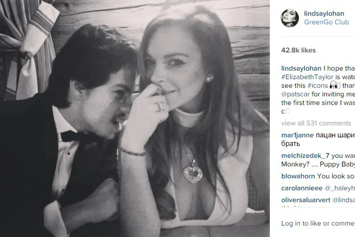 Lindsay Lohan dan Egor Tarabasov
