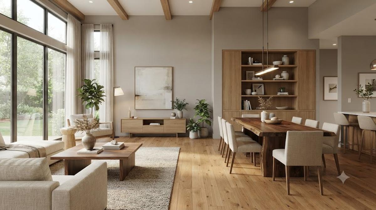 Warna Cat Rumah yang Cocok Dipadukan dengan Furnitur Kayu