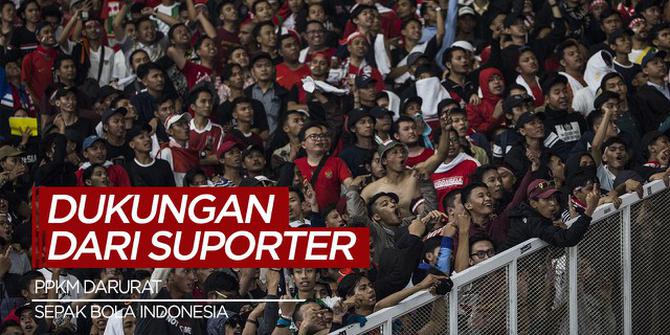 VIDEO: Suporter Sepak Bola Indonesia Bersatu Mendukung PPKM Darurat