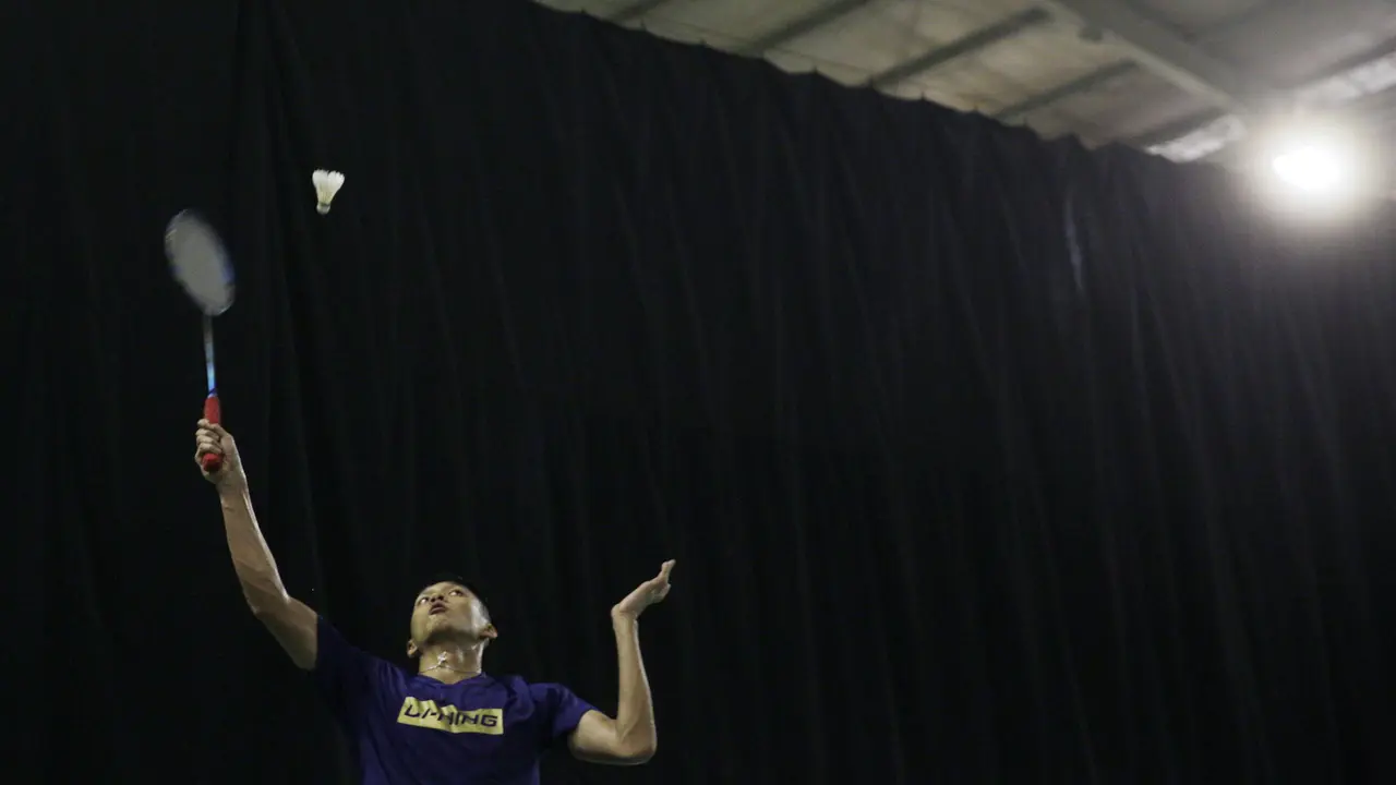 FOTO: Persiapan Anthony Ginting dan Jonatan Christie Jelang Indonesia Open