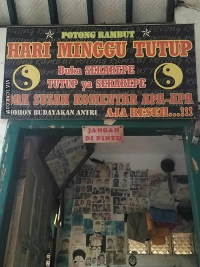 6 Tulisan Warung Tutup Ini Bikin Geleng Kepala