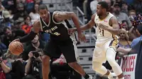 Spurs harus akui keunggulan New Orleans Pelicans   (AP Photo/Scott Threlkeld)