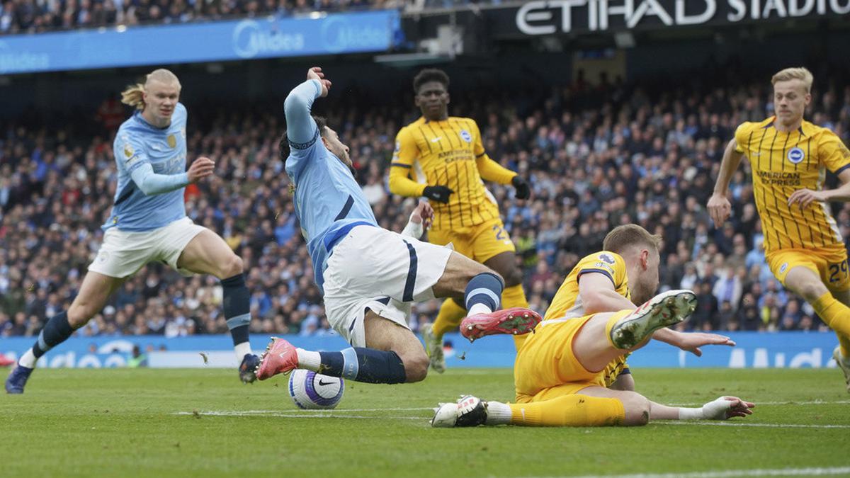 Hasil Liga Inggris Manchester City vs Brighton: Imbang di Etihad, Persaingan 4 Besar Memanas