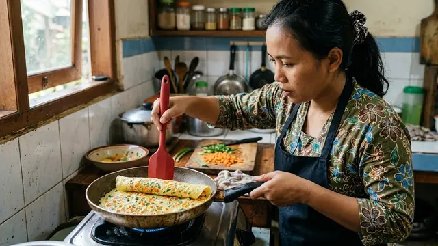Tips Membuat Telur Dadar Gulung
