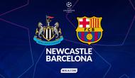 Cover prediksi Newcastle United versus Barcelona di Liga Champions. (Bola.com/Gregah Nurikhsani)