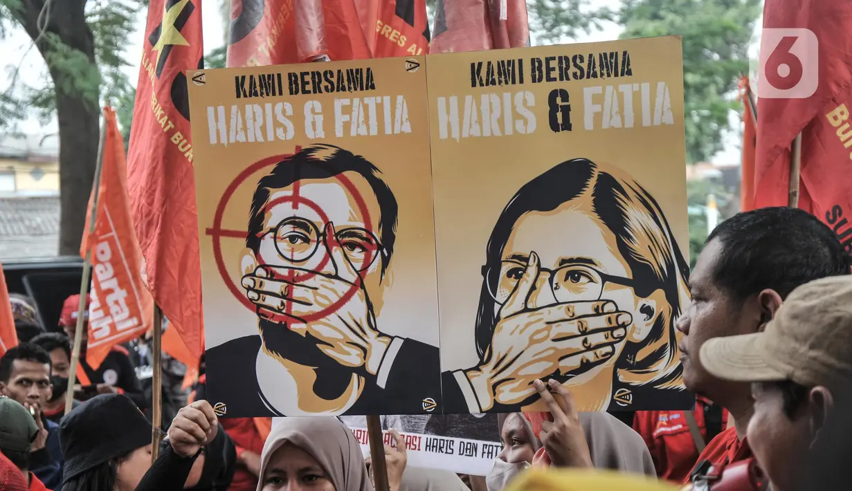 Usai persidangan sempat terjadi ketegangan karena Haris Azhar meminta pintu dibuka. (merdeka.com/Iqbal S. Nugroho)