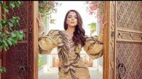 Sosok Emiloa Dobreva Finalis Miss Universe Arab 2021 yang Kuasai 6 Bahasa. (dok.Instagram @miss_dobreva_official/https://www.instagram.com/p/CU68V3LP6vK/Henry)