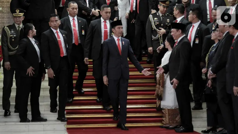 Senyum Jokowi-Ma'ruf Usai Dilantik Jadi Presiden dan Wakil Presiden