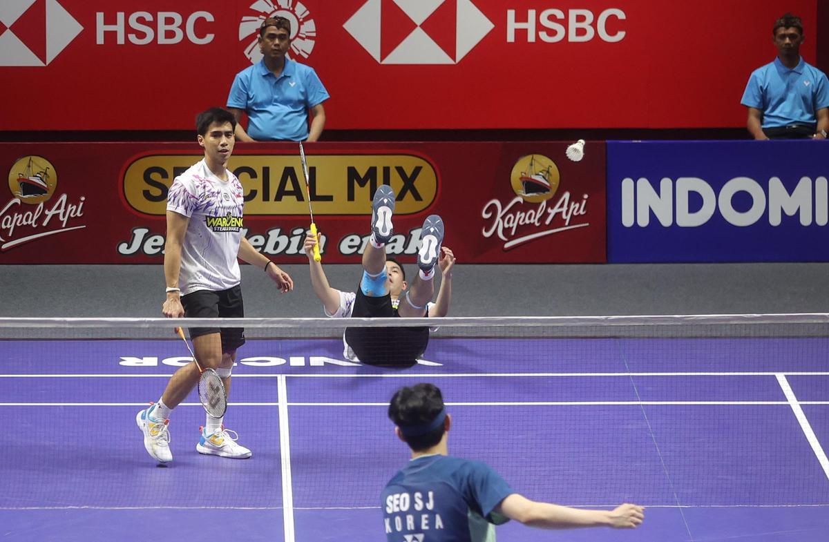 FOTO: Sabar/ Reza Dikalahkan Ganda Korea, Indonesia Kembali Tanpa Gelar di Indonesia Open
