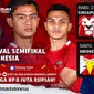 Jadwal Piala AFF 2020 Sabtu, 25 Desember 2021 : Indonesia Vs Singapura