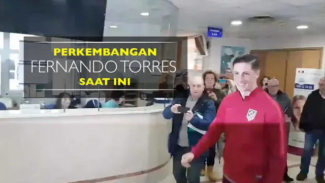 Berita video perkembangan terkini striker Atletico Madrid, Fernando Torres, yang sudah bisa tersenyum saat berada di rumah sakit.