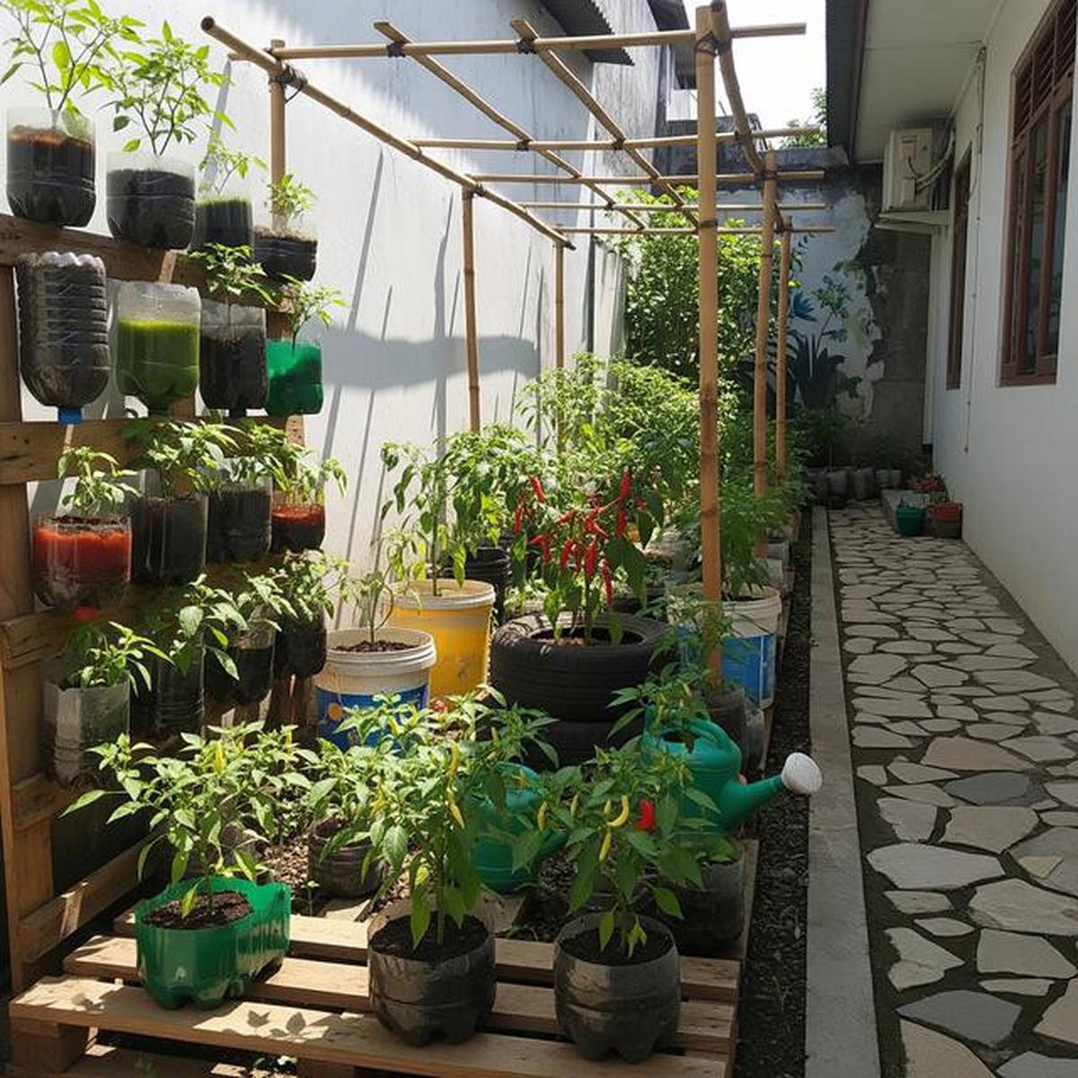 7 Ide Kebun Cabai Mini di Halaman Sempit Rumah Subsidi, Panen Melimpah di Lahan Terbatas