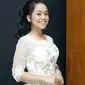 Lesti D'Academy tampil cantik saat syuting video klip lagu Zapin Melayu. [Foto: Faizal Fanani/Liputan6.com]