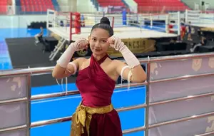 Dua Medali Emas Disabet Nay Sunda di Indonesia Muaythai Championship 2026