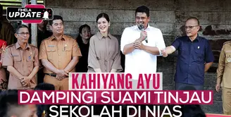 Tinjau Sekolah di Nias, Kahiyang Ayu Dampingi Bobby Nasution Berdialog dengan Guru dan Siswa