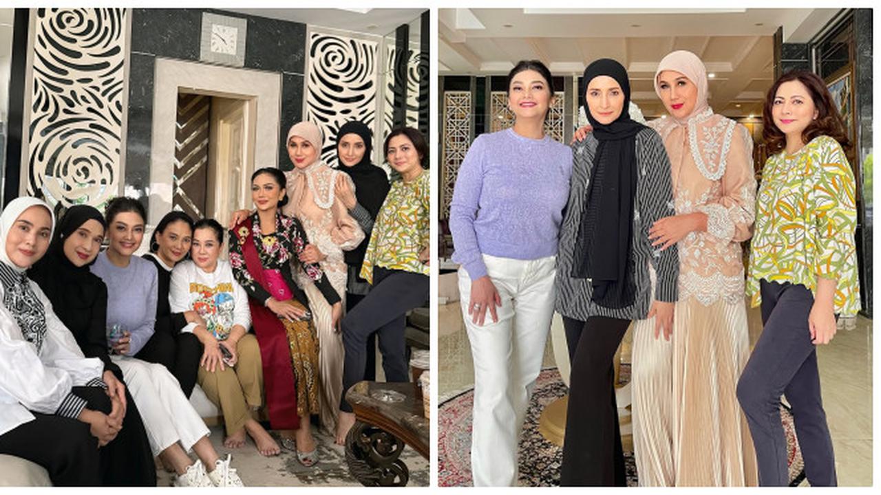 6 Potret Arisan Geng Artis 90an 'HotHits', Reuni Sekaligus Silaturahmi Jelang Ramadan