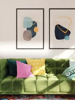 Ilustrasi Model Dinding Ruang Tamu (Credit: Spacejoy/Unsplash)