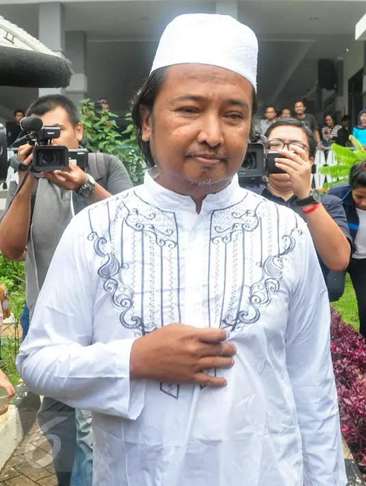 Ayah Marshanda, Irwan Yusuf saat berada di Panti Sosial Bina Insan Bangun Daya 2 Dinas Sosial, Cipayung, Jakarta Timur, Senin (28/3). Irwan  ditangkap saat mengemis di kawasan Mampang (Liputan6.com/Yoppy Renato)