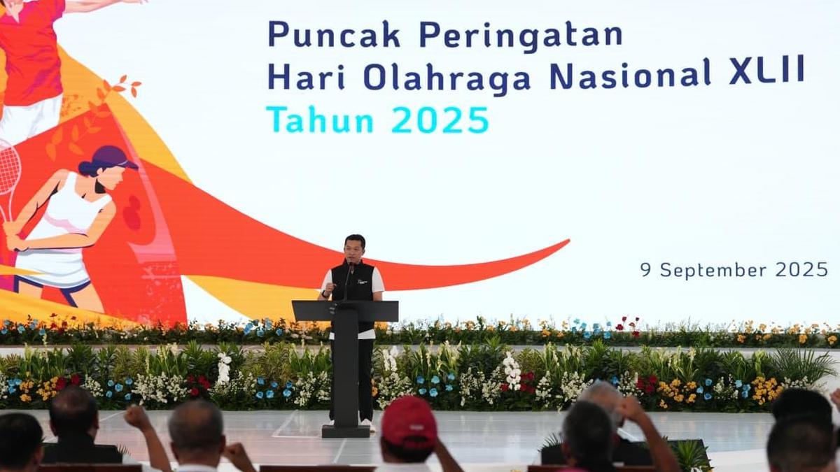 Peringatan Haornas 2025, Wamenpora Taufik Hidayat Ajak Jadikan Olahraga Budaya Hidup Sehat Masyarakat Indonesia