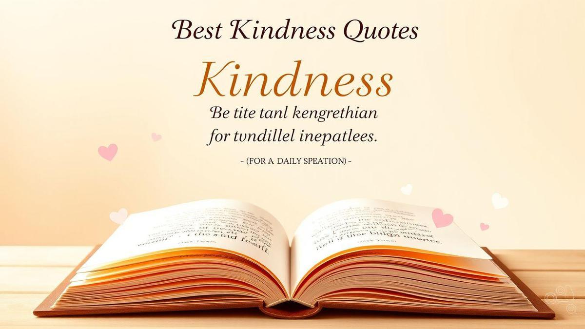 Best Kindness Quote Collection for Daily Inspiration