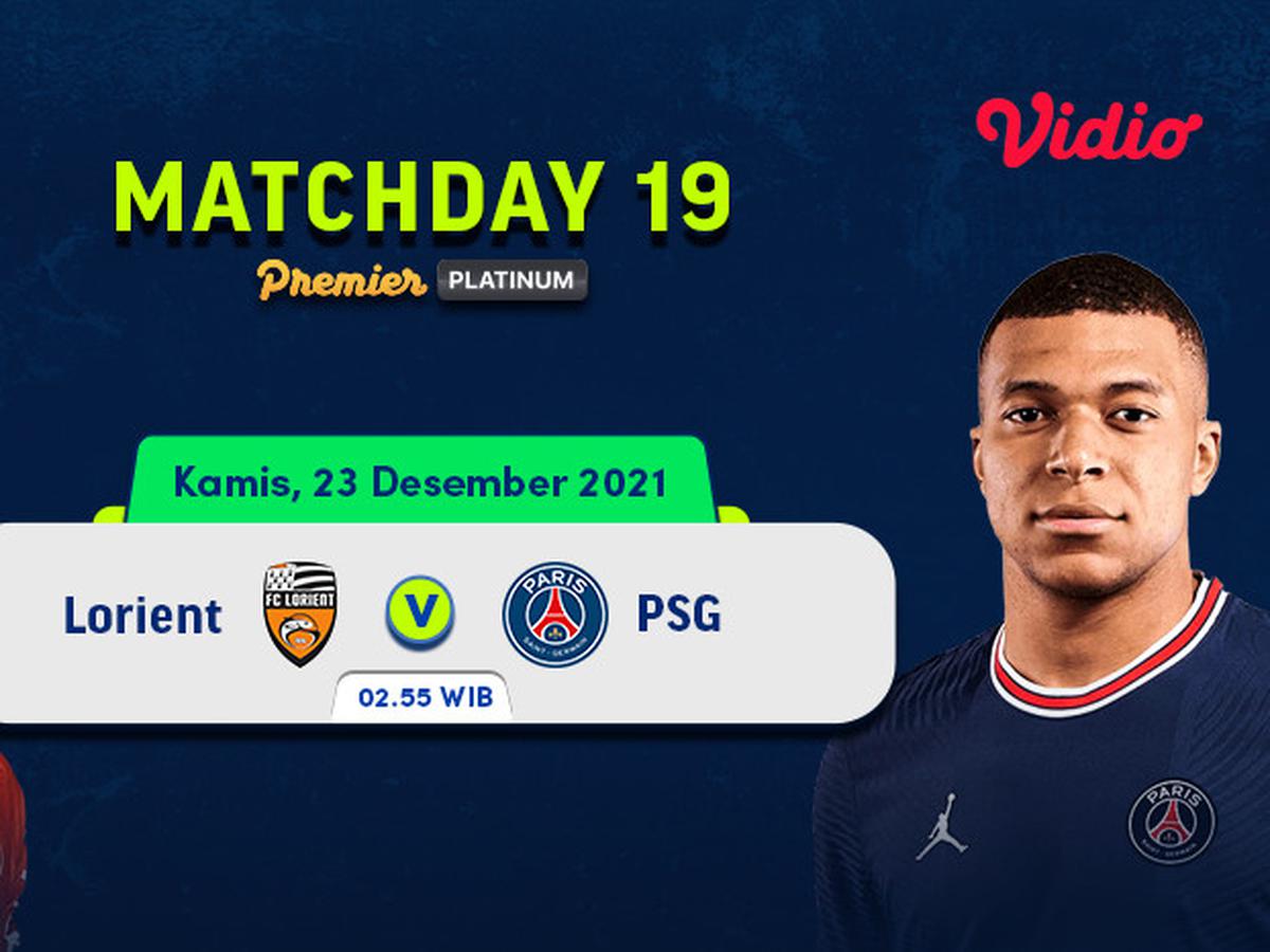 Jadwal Live Streaming Liga Prancis 2021 2022 Lorient Vs Psg Di Vidio Ragam Bola Com