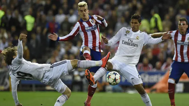 Real Madrid Paksa Atletico Madrid Bermain Imbang  