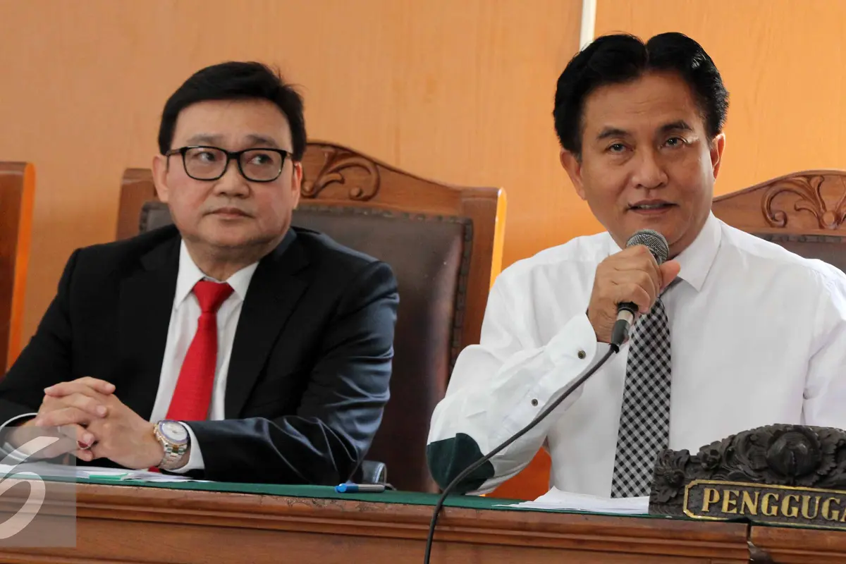 20150727-Sidang Praperadilan Dahlan Iskan-Jakarta-Yusril Ihza Mahendra