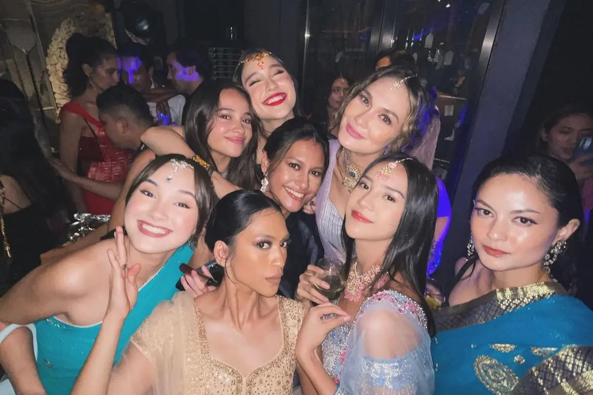 Parade Busana Sari Para Seleb Indonesia Kenakan di Diwali Party, dari Luna Maya, Anya Geraldine hingga Marshanda