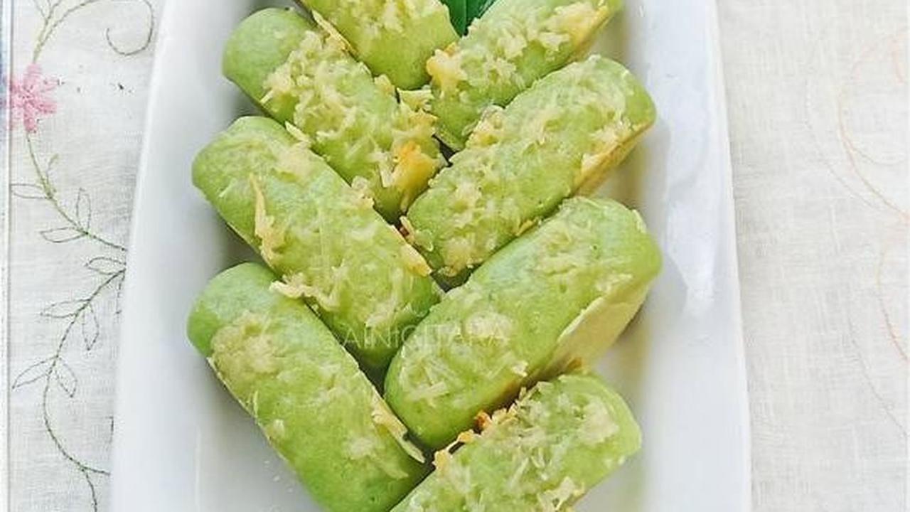 Resep Kue Pukis Pandan Keju
