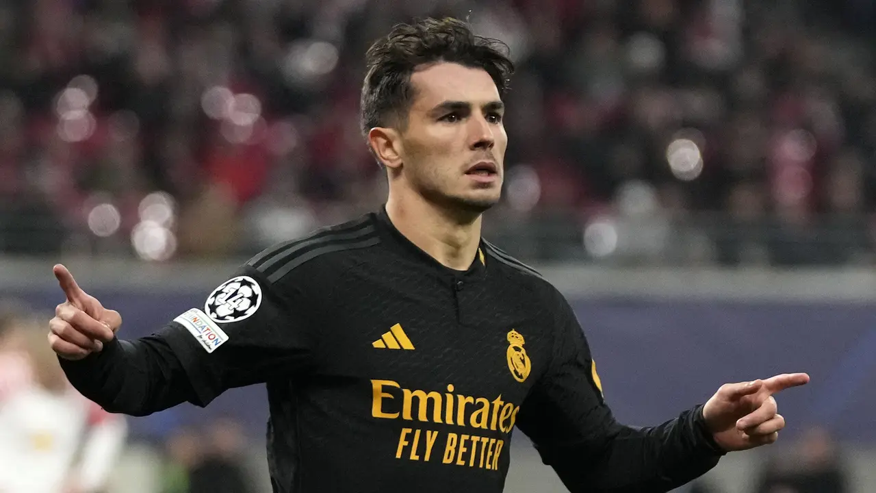 Foto: Brahim Diaz Jadi Pahlawan Kemenangan Real Madrid di Liga Champions Lewat Aksi Individunya yang Memukau