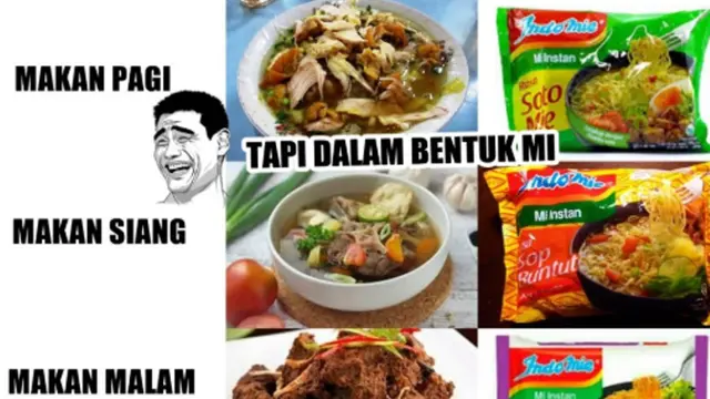 Gue Banget, 7 Meme yang Identik dengan Pecinta Mi