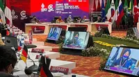 Kegiatan Model G20 FMCBG di Sari Pacifif Jakarta. (IndonesiaG20)