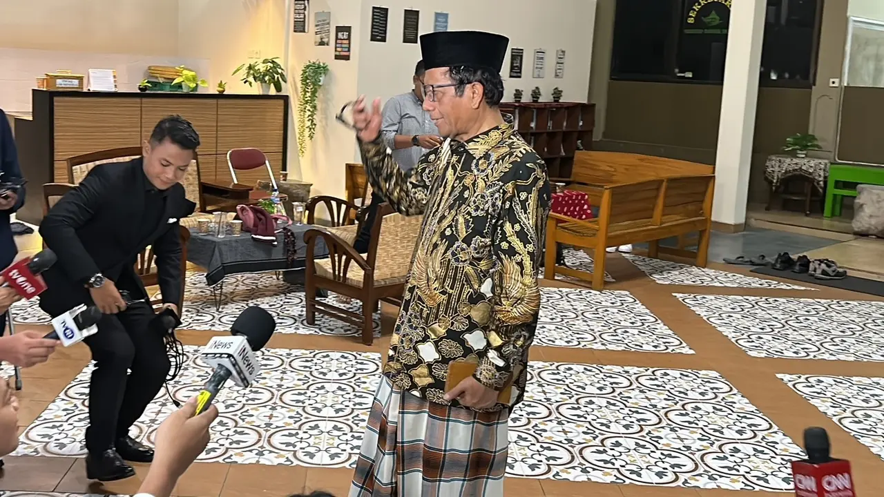 Calon wakil presiden (cawapres) nomor urut tiga Mahfud MD