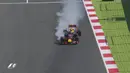 Aksi pebalap Red Bull, Max Verstappen, dalam latihan bebas pertama F1 GP Spanyol di Sirkuit Catalunya, Spanyol, Jumat (13/5/2016). (Bola.com/Twitter/F1)