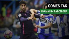 Gelandang Barcelona, Andre Gomes mengungkapkan tak nyaman di Barcelona.