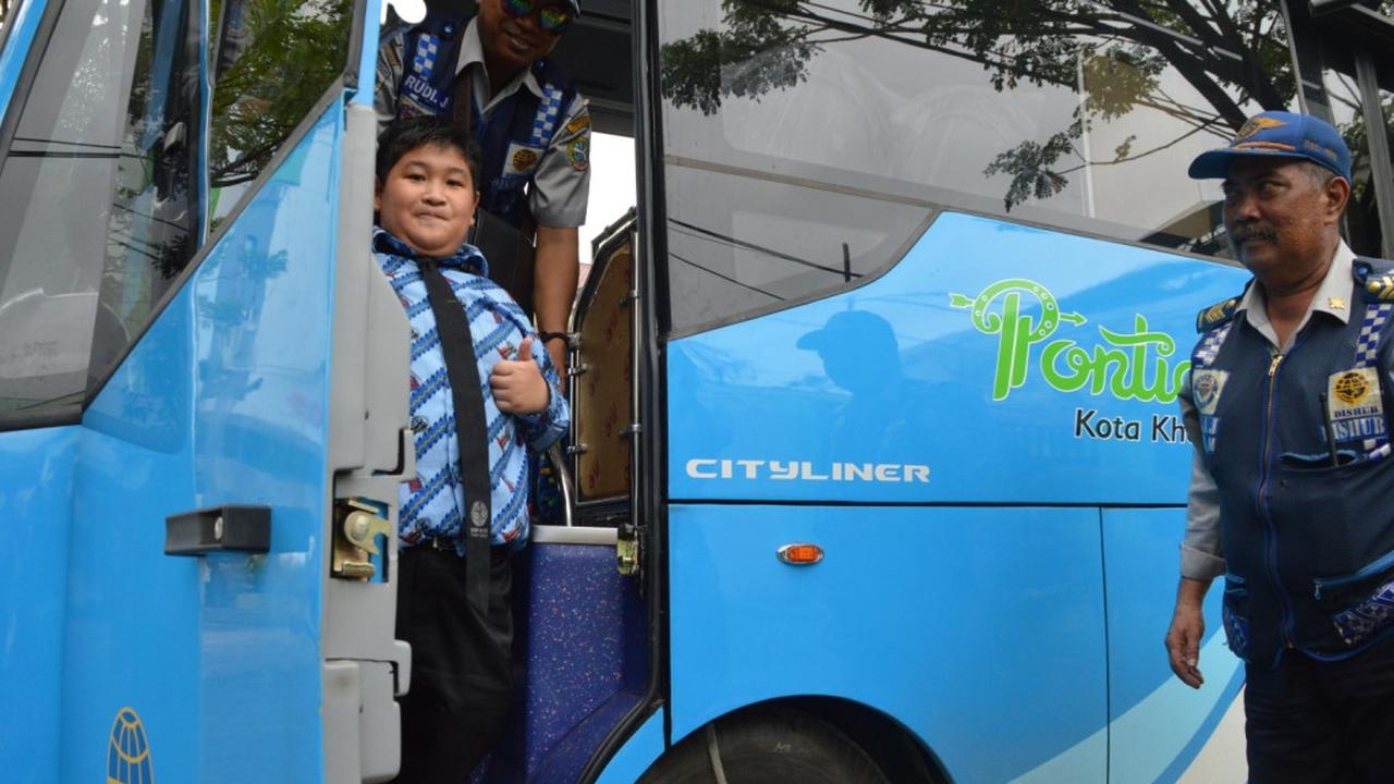 Jawab Kerinduan Orangtua, Kota Khatulistiwa Siapkan Bus Sekolah