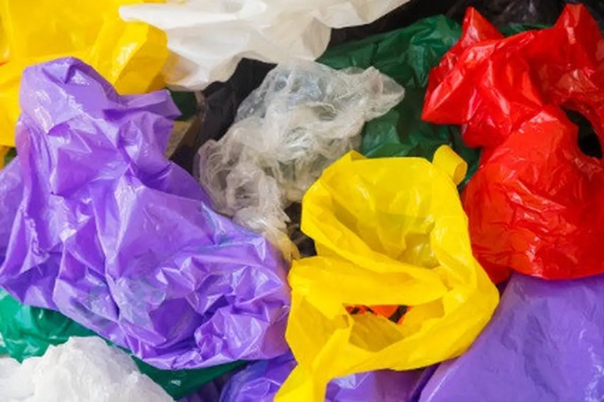 ilustrasi kantong plastik.