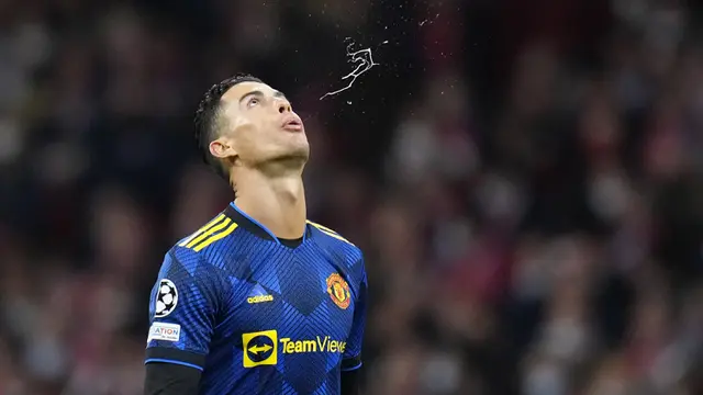 Foto: Frustrasinya Cristiano Ronaldo Dibuat Tak Berkutik Atletico Madrid, Empat Kali Hattricknya Tak Berbekas