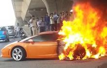 Miris, Lamborghini ini terbakar seusai di-servis