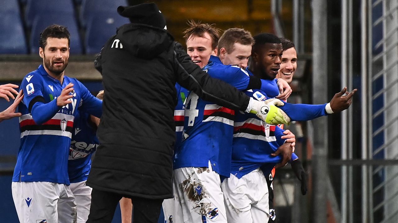 FOTO: Takluk 1-2 Dari Sampdoria, Inter Milan Gagal Rebut Posisi Puncak