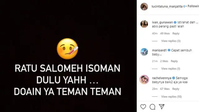 Unggahan Lucinta Luna