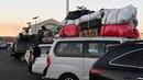 Organisasi Internasional untuk Migrasi PBB (IOM) merilis data sekitar 90.000 orang lebih mengungsi di Lebanon pasca serangan Israel yang disebut menarget Hizbullah. (LOUAI BESHARA/AFP)